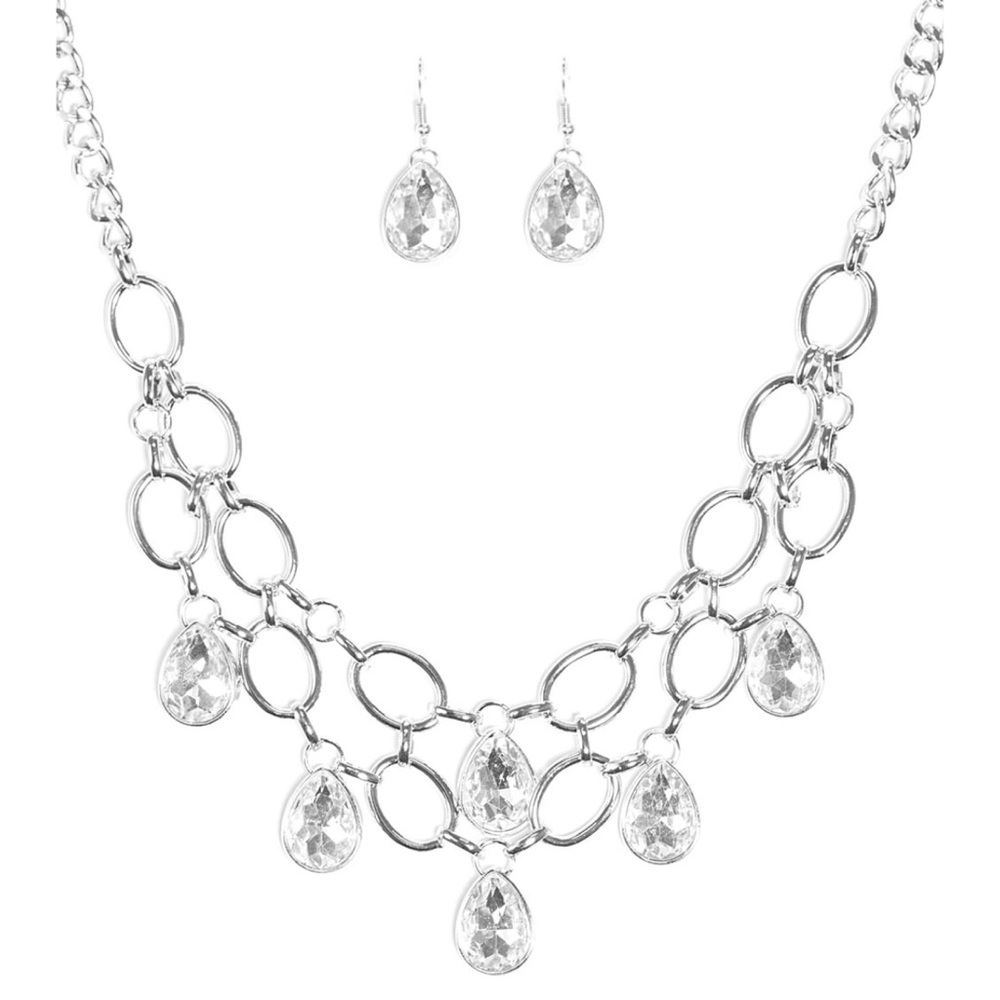 ❤️Show Stopping Shimmer Necklace Set - Picture 4 of 4